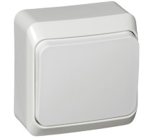Переключатель 1-клавишный Schneider Electric Этюд BA10-004B Белый - BA10-004B