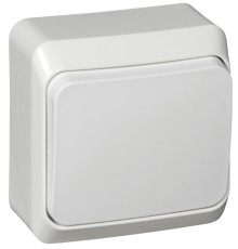 Переключатель 1-клавишный Schneider Electric Этюд BA10-004B Белый - BA10-004B