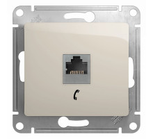 Розетка телефонная Schneider Electric Glossa GSL000981T Молочный - GSL000981T