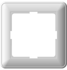 Рамка 1-постовая  W59 KD-1-18 Белый | арт.KD-1-18