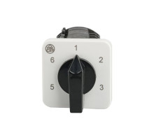 Переключатель BS 16 85 U, 1P, 20A, тип 1-2-3-4-5-6, 1NO на 1_6, на дверь, фронт IP40 | арт.EAC607884