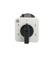 Переключатель BS 16 96 U, 3P, 20A, тип 1-2-3-4-5-6, 3NO на 1_6, на дверь, фронт IP40 | арт.EAC609866