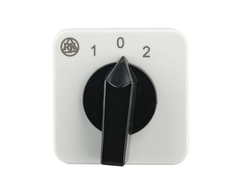 Переключатель BS 16 202 U, 2P, 20A, тип 1→0←2, 2NO на 1_2, на дверь, фронт IP40 | арт.EAC609574R