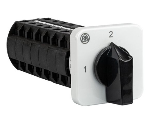 Переключатель BS 16 73 U, 8P, 20A, тип 1-2 (90°), 8NO на 1_2, на дверь, фронт IP40 | арт.EAC609702