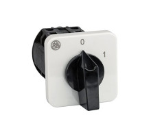 Переключатель BS 16 100 U, 6P, 20A, тип 0-1 (60°), 6NO на 1, 7.5kW(400VAC по АС-23), на дверь, фронт IP40 | арт.EAC602505R