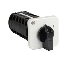 Переключатель BS 16 39 U, 9P, 20A, тип 0-1 (60°), 9NO на 1, 7.5kW(400VAC по АС-23), на дверь, фронт IP40 | арт.EAC609675