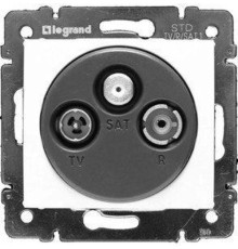 Valena - Розетка TV-RD-SAT-каб.сеть 2400MHz, < 1,5 дБ, белая (инд. упаковка)