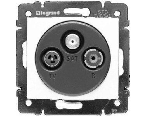 Valena - Розетка TV-RD-SAT-каб.сеть 2400MHz, < 1,5 дБ, белая (инд. упаковка)