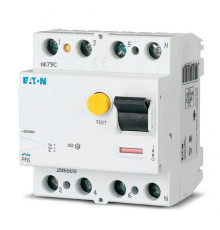 УЗО PF6 4P 40A, 6кА, 100мА, тип АС 4M