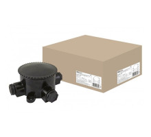 Коробка электромонтажная КЭМ 2-660-3 ОП D95 мм IP65, 3-х рожк. (карболит) TDM
