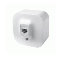 Розетка 1xRJ-45 5E UTP (белый) Quteo