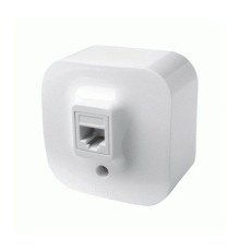 Розетка 1xRJ-45 5E UTP (белый) Quteo