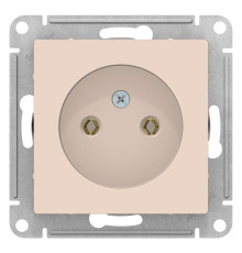 Розетка без заземления без шторок Schneider Electric AtlasDesign ATN000241 Бежевый - ATN000241