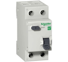 Дифавтомат Schneider Electric Easy9 2P 16А (C) 4.5кА 30мА (AC) - EZ9D34616