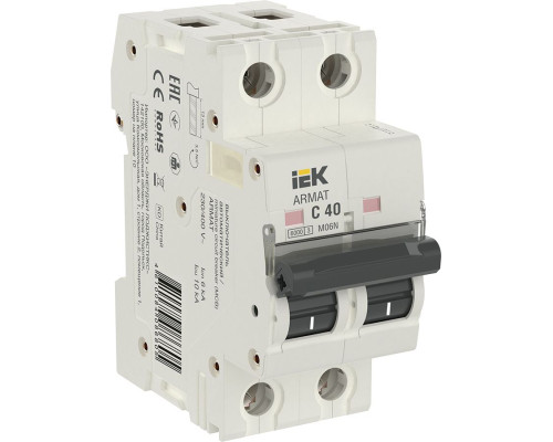 ARMAT Автоматический выключатель M06N 2P C 40А IEK - AR-M06N-2-C040