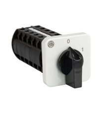Переключатель BS 16 40 U, 10P, 20A, тип 0-1 (60°), 10NO на 1, 7.5kW(400VAC по АС-23), на дверь, фронт IP40 | арт.EAC609602