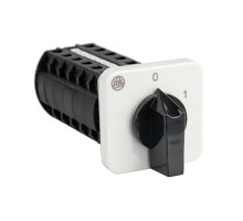 Переключатель BS 16 41 U, 11P, 20A, тип 0-1 (60°), 11NO на 1, 7.5kW(400VAC по АС-23), на дверь, фронт IP40 | арт.EAC610631