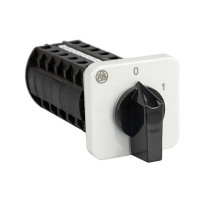 Переключатель BS 16 42 U, 12P, 20A, тип 0-1 (60°), 12NO на 1, 7.5kW(400VAC по АС-23), на дверь, фронт IP40 | арт.EAC610632