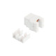 Модуль-вставка типа Keystone, cat. 5e UTP, RJ-45 8P8C, 180°, белый | арт.NMC-KJUD2-VI-WT