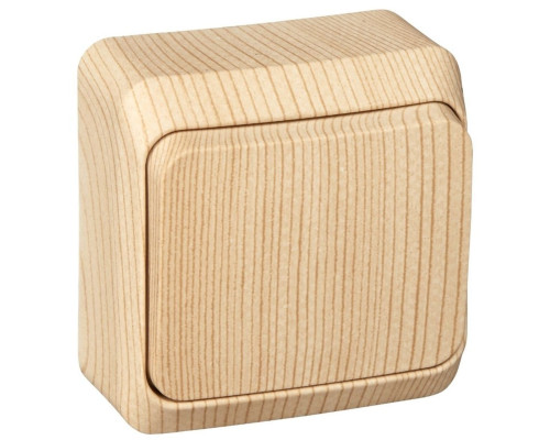 Переключатель 1-клавишный Schneider Electric Этюд BA10-004D Сосна - BA10-004D