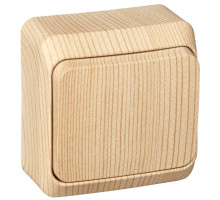 Переключатель 1-клавишный Schneider Electric Этюд BA10-004D Сосна - BA10-004D