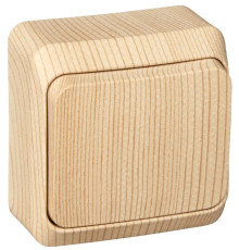 Переключатель 1-клавишный Schneider Electric Этюд BA10-004D Сосна - BA10-004D