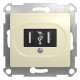Розетка USB Schneider Electric Glossa GSL000233 Бежевый - GSL000233