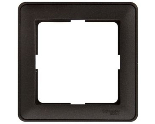 Рамка на 1 пост Schneider Electric Wessen59 KD-1-68 Черный бархат | арт.KD-1-68