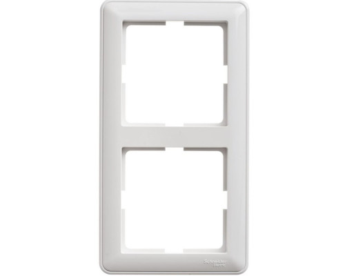 Рамка на 2 поста Schneider Electric Wessen59 KD-2-18 Белый | арт.KD-2-18
