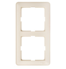 Рамка на 2 поста Schneider Electric Wessen59 KD-2-28 Слоновая  кость | арт.KD-2-28