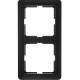 Рамка на 2 поста Schneider Electric Wessen59 KD-2-68 Черный бархат | арт.KD-2-68