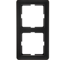 Рамка на 2 поста Schneider Electric Wessen59 KD-2-68 Черный бархат | арт.KD-2-68
