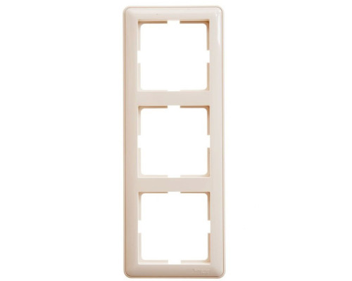 Рамка на 3 поста Schneider Electric Wessen59 KD-3-28 Слоновая  кость | арт.KD-3-28