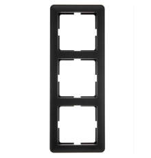 Рамка на 3 поста Schneider Electric Wessen59 KD-3-68 Черный бархат | арт.KD-3-68