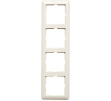 Рамка на 4 поста Schneider Electric Wessen59 KD-4-28 Слоновая  кость | арт.KD-4-28