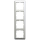Рамка на 4 поста Schneider Electric Wessen59 KD-4-58 Матовый хром | арт.KD-4-58