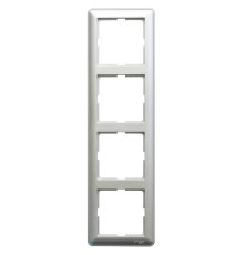 Рамка на 4 поста Schneider Electric Wessen59 KD-4-58 Матовый хром | арт.KD-4-58
