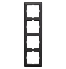 Рамка на 4 поста Schneider Electric Wessen59 KD-4-68 Черный бархат | арт.KD-4-68