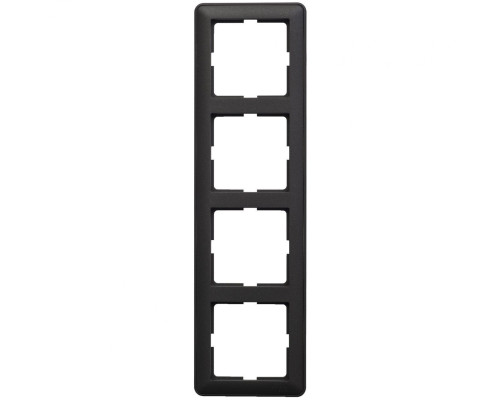 Рамка на 4 поста Schneider Electric Wessen59 KD-4-68 Черный бархат | арт.KD-4-68