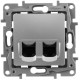Роз 2ХRJ45 5е UTP АЛЮ ETIKA | арт.672455