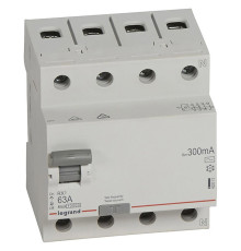 УЗО RX3, электромеханическое, 4P, 63A, 10kA, 300mA, тип AC, 4M | арт.402072
