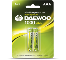 Акк. DAEWOO AAA (1000mAh) NI-MH BL-2 аккумулятор  | арт.1037459