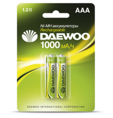 Акк. DAEWOO AAA (1000mAh) NI-MH BL-2 аккумулятор  | арт.1037459