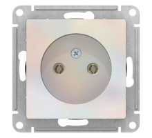 Розетка без заземления без шторок Schneider Electric AtlasDesign ATN000441 Жемчуг - ATN000441