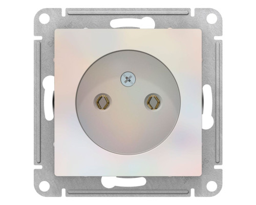 Розетка без заземления без шторок Schneider Electric AtlasDesign ATN000441 Жемчуг - ATN000441