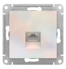 Розетка компьютерная Schneider Electric AtlasDesign ATN000483 Жемчуг - ATN000483