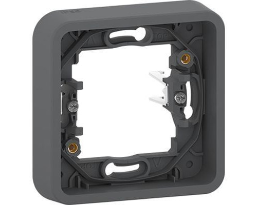 MUR34108 MUREVA S, РАМКА, 1-постовая с винтами, АНТРАЦИТ, IP55  | арт.MUR34108