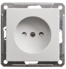 Розетка без заземления со шторками Schneider Electric Wessen59 RS16-151-1-86 Белый | арт.RS16-151-1-86