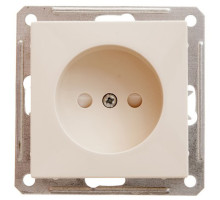 Розетка без заземления со шторками Schneider Electric Wessen59 RS16-151-2-86 Слоновая  кость | арт.RS16-151-2-86