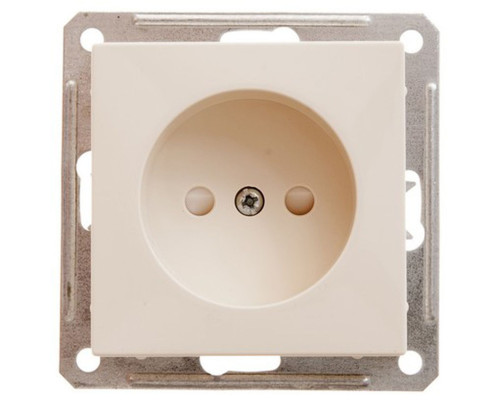 Розетка без заземления со шторками Schneider Electric Wessen59 RS16-151-2-86 Слоновая  кость | арт.RS16-151-2-86